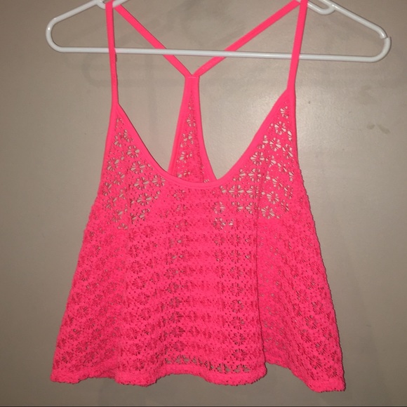 Victoria’s Secret Pink, Crocheted, Crop-Top, NWOT - Picture 2 of 7